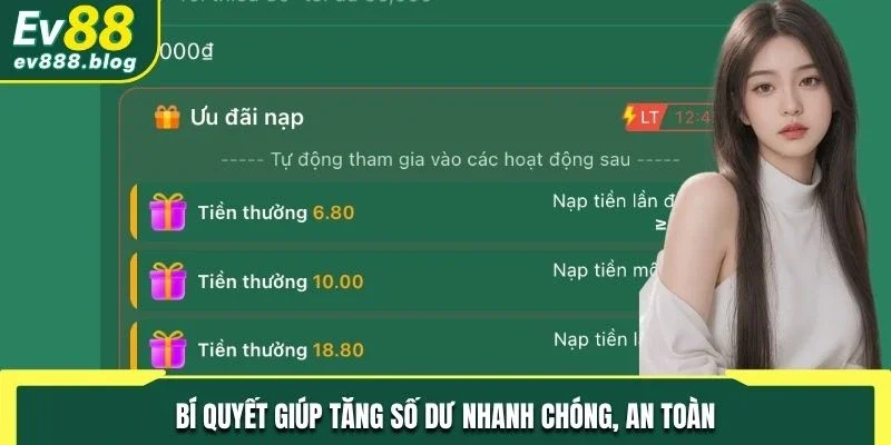 Bí quyết giúp tăng số dư nhanh chóng, an toàn