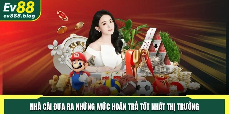 Nhà cái đưa ra những mức hoàn trả tốt nhất thị trường